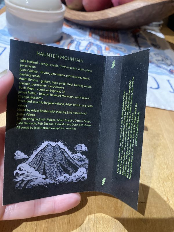 Haunted Mountain Cassette Tape Insert