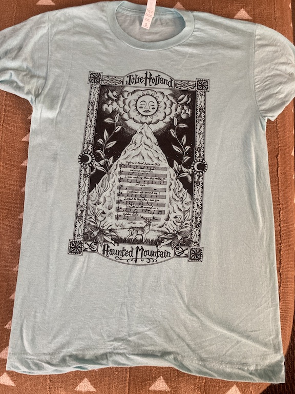 Pale Blue Haunted Mountain T-Shirt